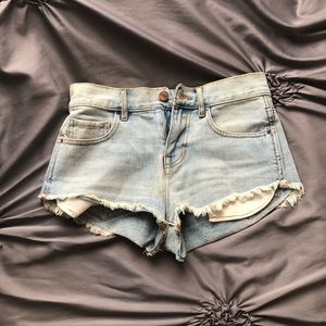High Rise Cut Off short Shorts